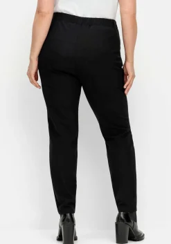 Schmale Hose mit Stretchbund, aus Scuba-Qualität