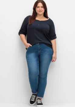 Schmale Jeans in Curvy-Schnitt VERENA