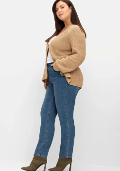 Schmale Jeans in Curvy-Schnitt PIA, in 5-Pocket-Form