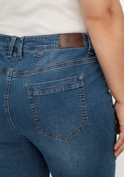 Schmale Jeans in Curvy-Schnitt PIA, in 5-Pocket-Form