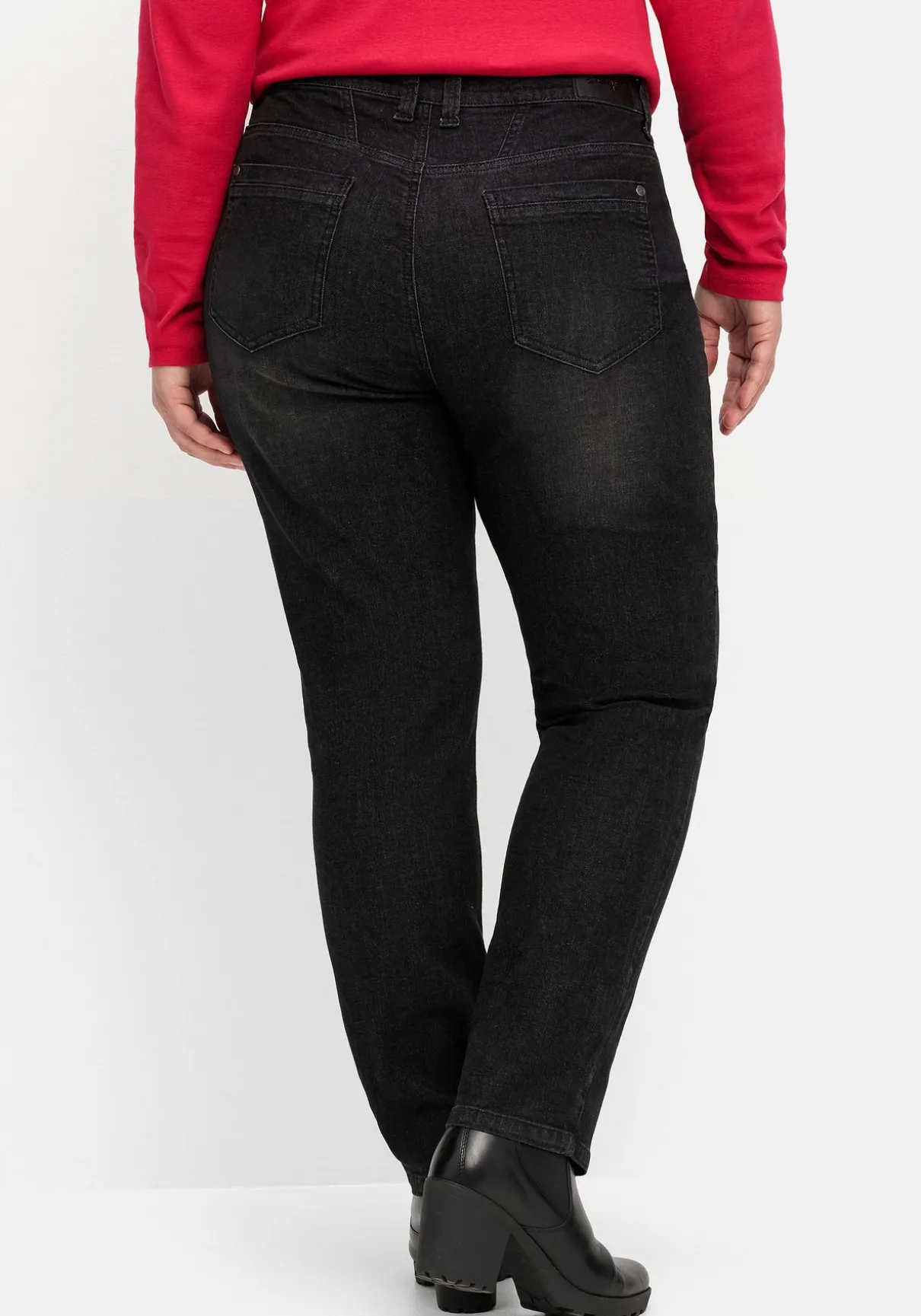 Schmale Jeans in Curvy-Schnitt PIA, in 5-Pocket-Form
