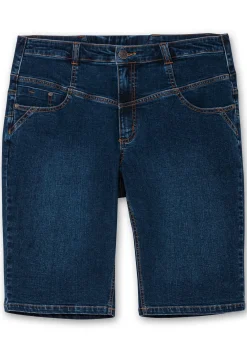 Schmale Jeans-Bermudas im Curvy-Schnitt ANNE