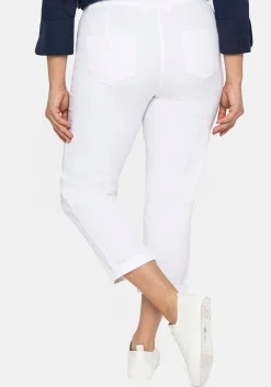 Schmale Stretch-Hose in 7/8-Länge