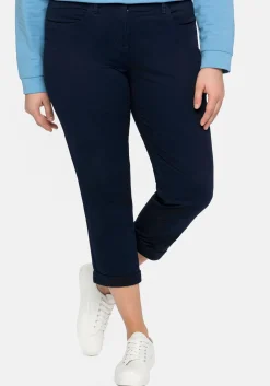 Schmale Stretch-Hose in 7/8-Länge