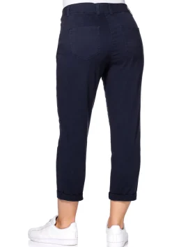 Schmale Stretch-Hose in 7/8-Länge