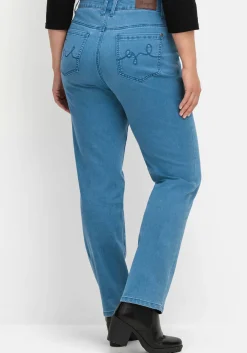 Schmale Stretch-Jeans im 5-Pocket-Stil