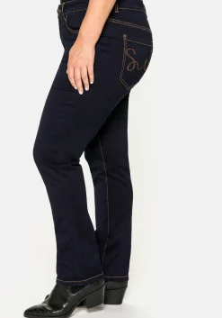 Schmale Stretch-Jeans im 5-Pocket-Stil