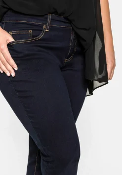 Schmale Stretch-Jeans im 5-Pocket-Stil