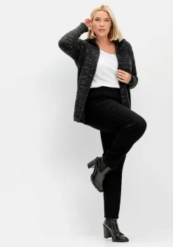 Schmale Thermohose mit Gummibund, innen angeraut