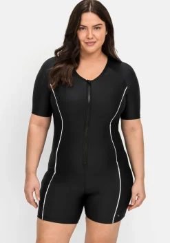 Schwimmanzug mit kurzem Ärmel und kurzem Bein