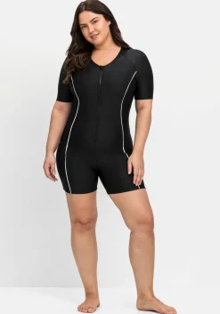 Schwimmanzug mit kurzem Ärmel und kurzem Bein