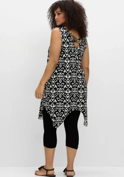 Set aus langem Zipfeltop und Leggings