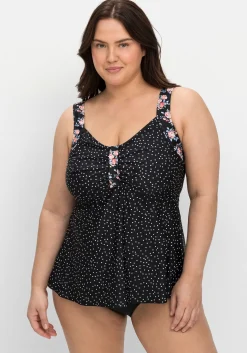 Set aus Tankini-Top und Hose, im Mustermix