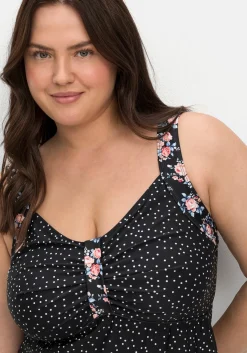 Set aus Tankini-Top und Hose, im Mustermix