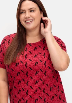 Shirt aus Jersey, mit Alloverdruck