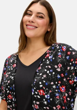 Shirt in 2-in-1-Optik, mit Blumendruck