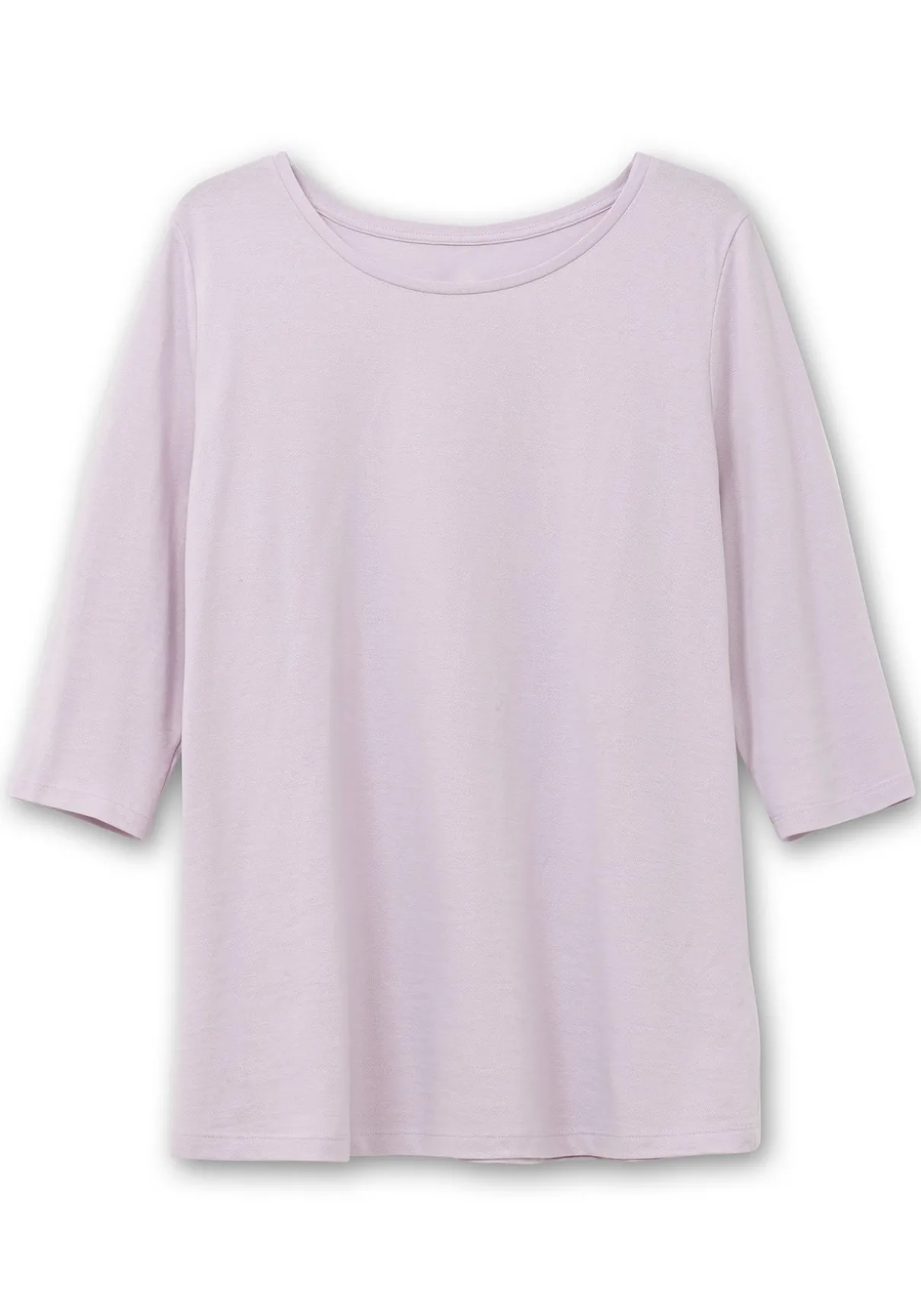 Shirt in Piqué-Qualität mit 3/4-Ärmeln