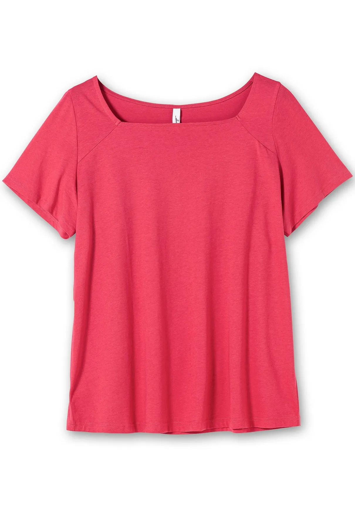 Shirt mit Flügelärmeln und Karree-Ausschnitt