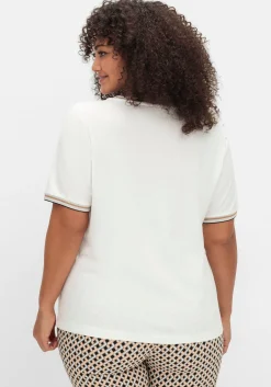 Shirt mit Grafik-Frontprint und Glitzerdetails