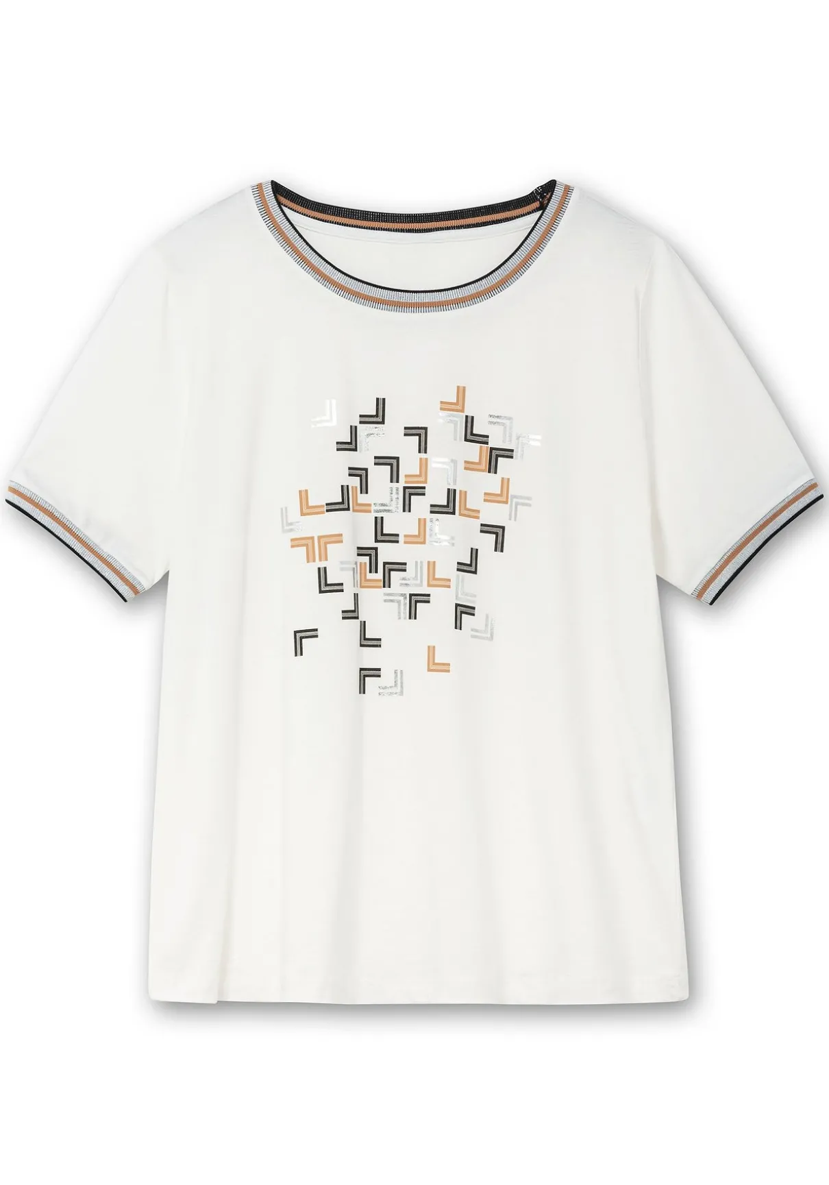 Shirt mit Grafik-Frontprint und Glitzerdetails