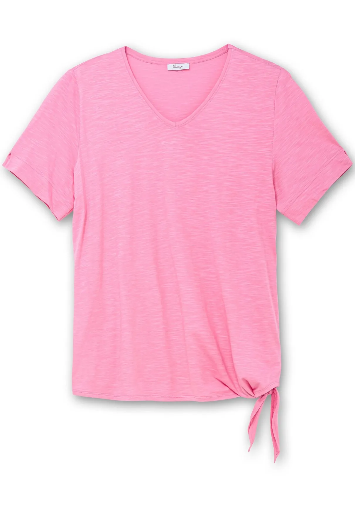 Shirt mit Knotendetail am Saum