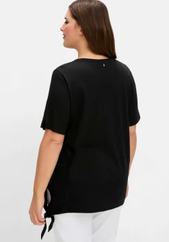 Shirt mit Knotendetail am Saum