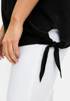 Shirt mit Knotendetail am Saum