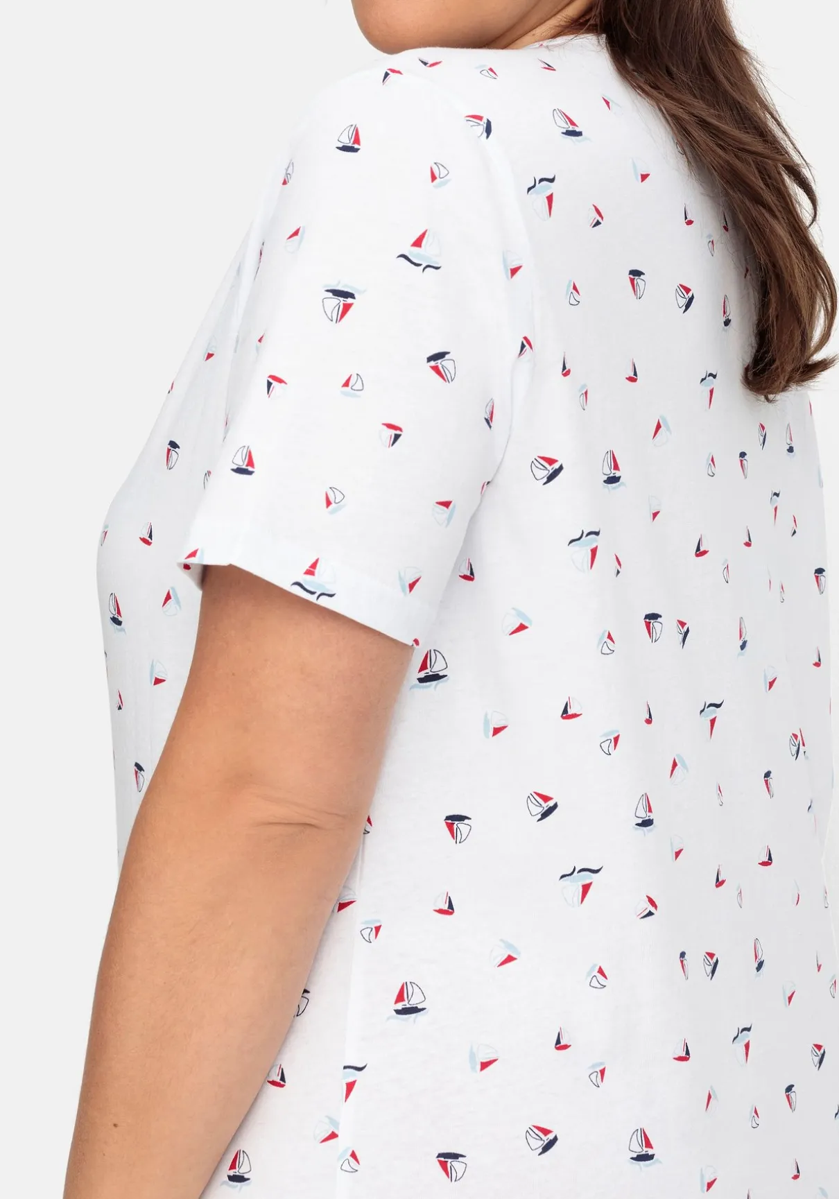 Shirt mit Minimal-Alloverprint