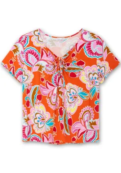 Shirt mit Neckholder-Bindeband