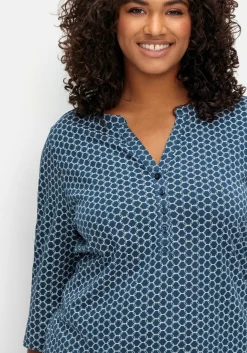 Shirt mit 3/4-Ärmeln und Grafikprint