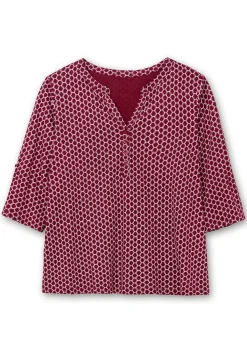 Shirt mit 3/4-Ärmeln und Grafikprint