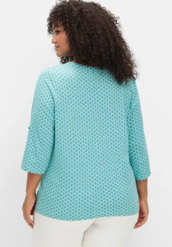 Shirt mit 3/4-Ärmeln und Grafikprint