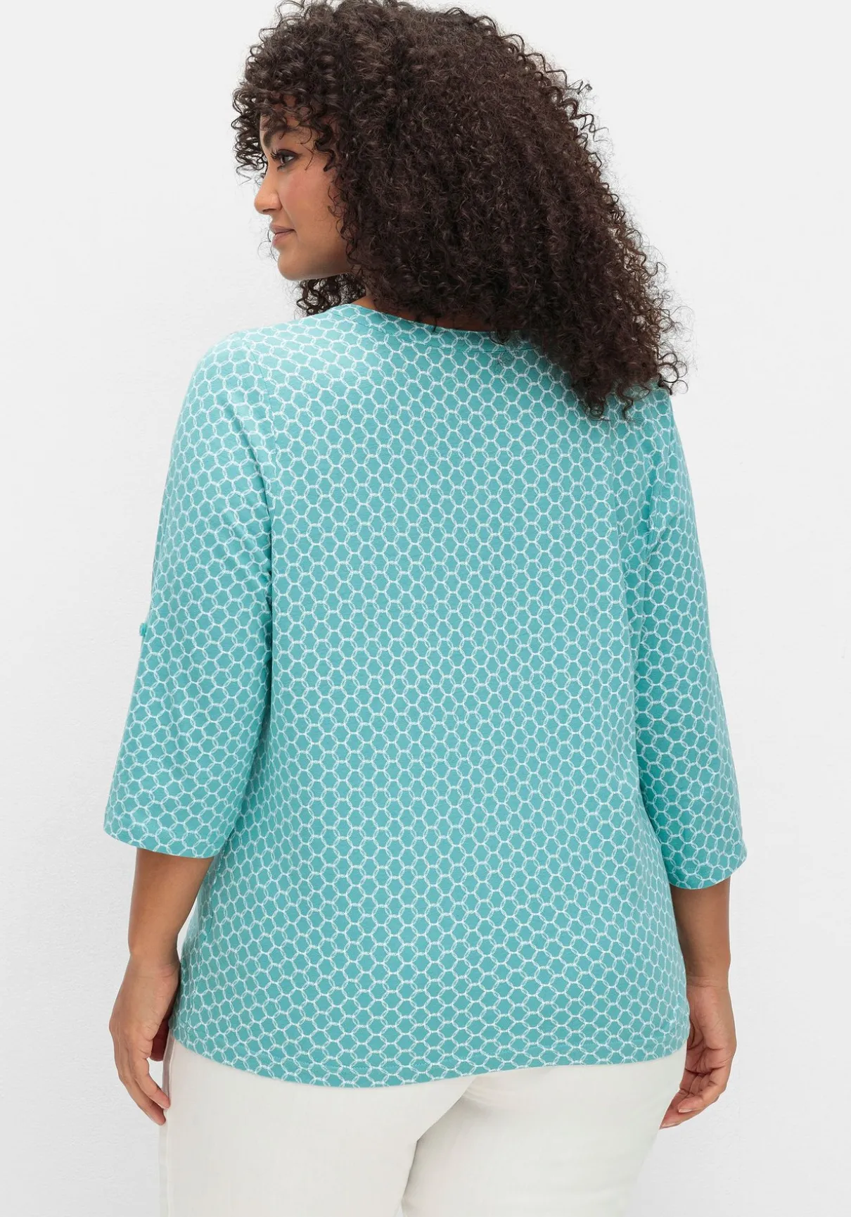 Shirt mit 3/4-Ärmeln und Grafikprint