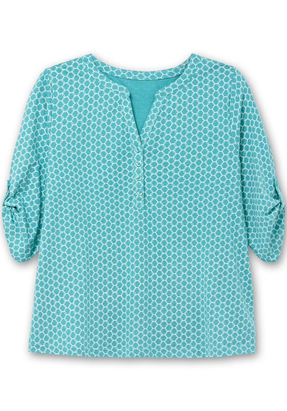 Shirt mit 3/4-Ärmeln und Grafikprint