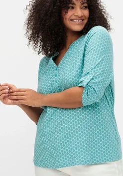 Shirt mit 3/4-Ärmeln und Grafikprint