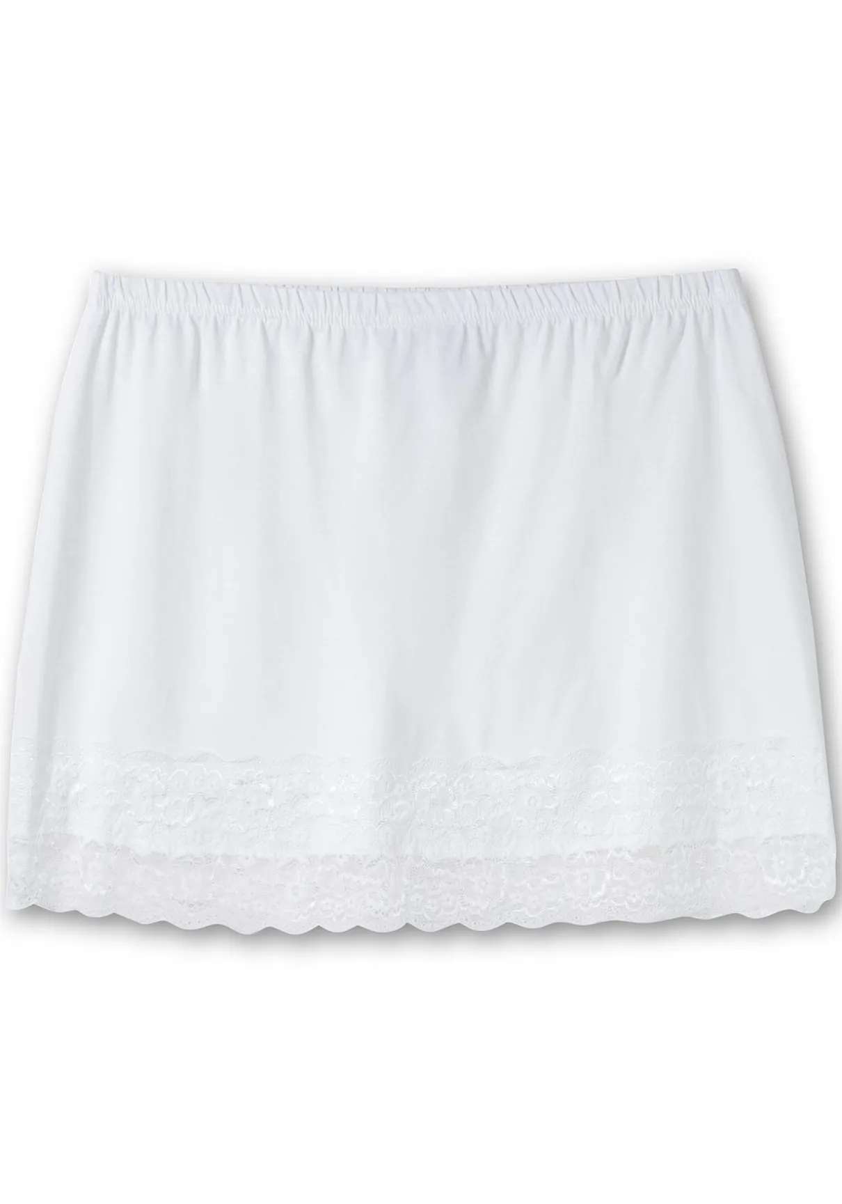 Shirt-Verlängerung mit Spitzenbund