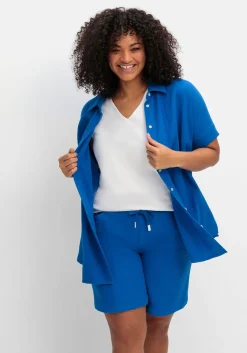 Shorts mit Schlupfbund, aus Musselin