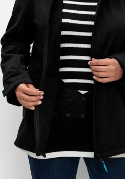 Skijacke aus Softshell, wasser- und windabweisend