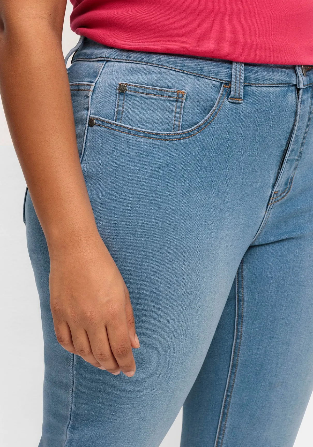 Skinny 7/8-Jeans in Powerstretch-Qualität