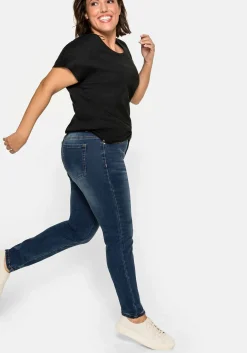 Skinny Stretch-Jeans mit Bodyforming-Effekt
