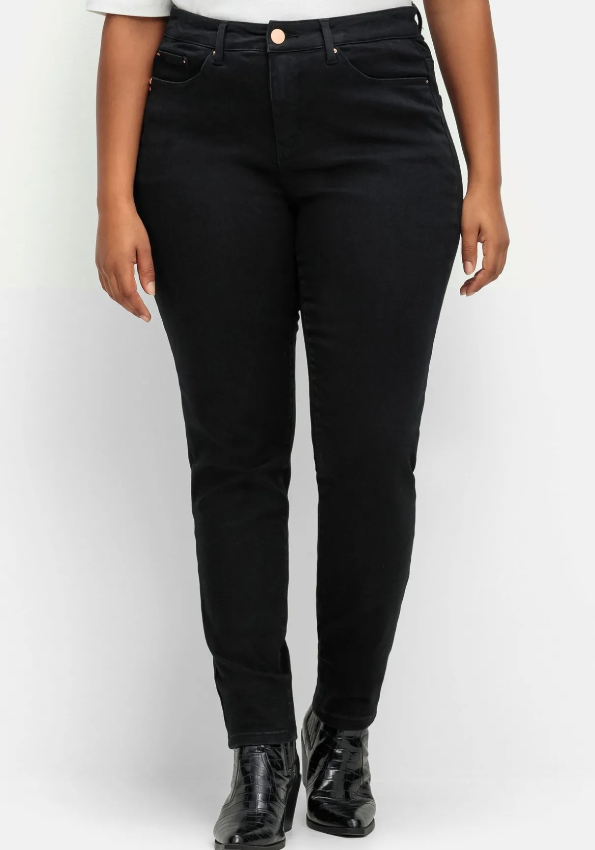 Skinny Stretch-Jeans mit Bodyforming-Effekt