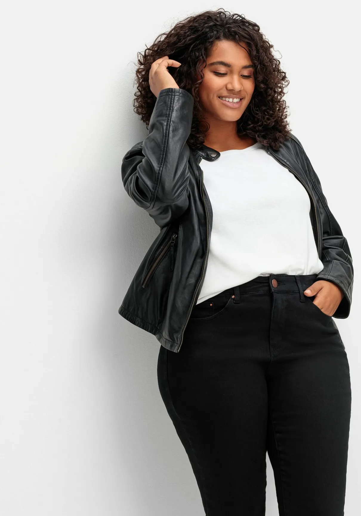 Skinny Stretch-Jeans mit Bodyforming-Effekt