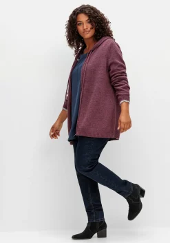 Skinny Thermojeans mit Schlupfbund, innen angeraut