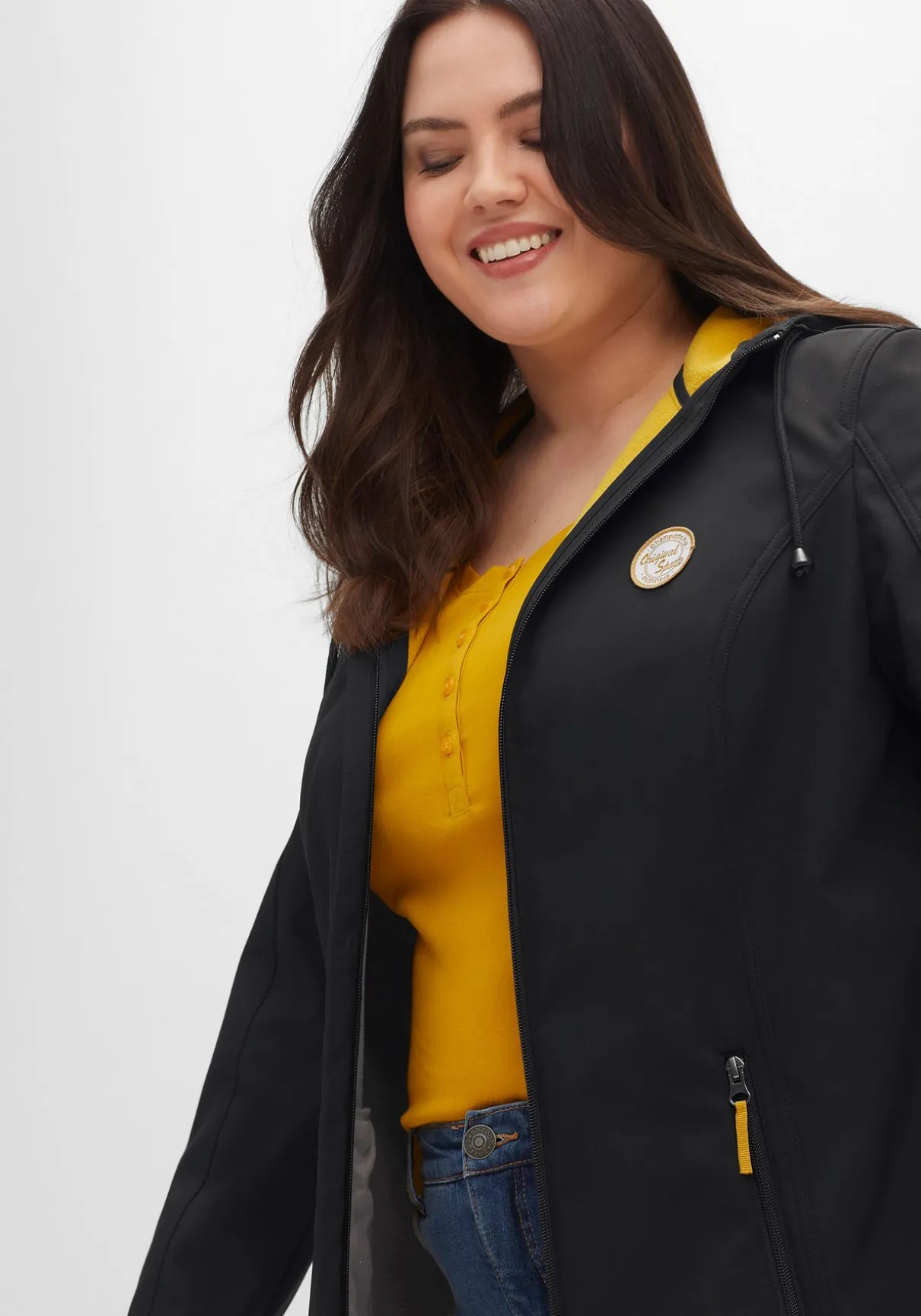 Softshell-Jacke mit Fleece-Innenseite