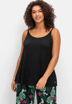 Spaghettitop mit tiefem Rückenausschnitt