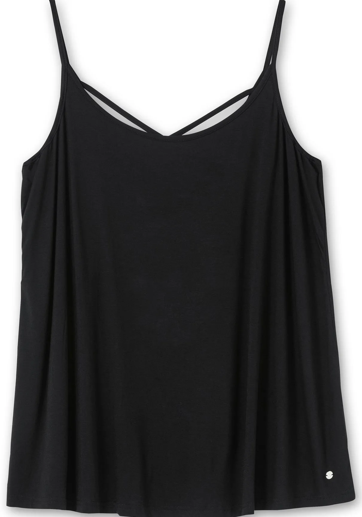 Spaghettitop mit tiefem Rückenausschnitt