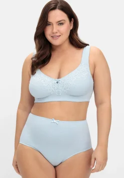 Spitzen-BH ohne Bügel mit Mesh-Innenfutter