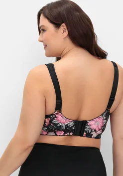 Spitzen-BH ohne Bügel mit Mesh-Innenfutter