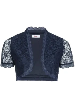 Spitzenbolero mit Pailletten