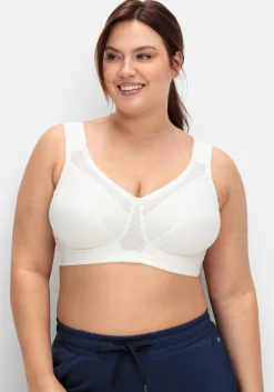 Sport-BH aus COOLMAX®, mit Netzeinsätzen